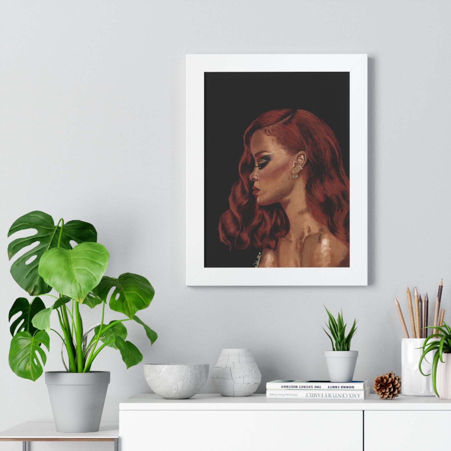 "Diamonds" Framed Print