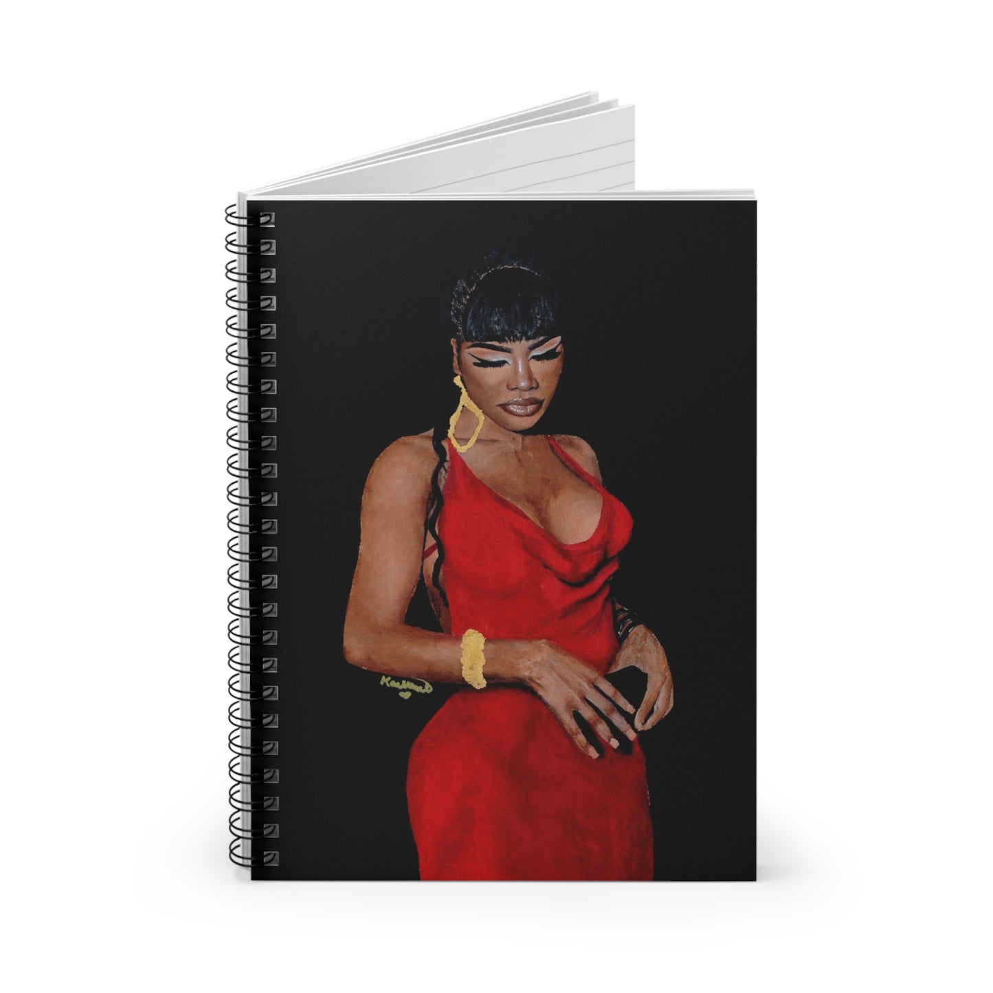 "Rose In Harlem" Spiral Notebook