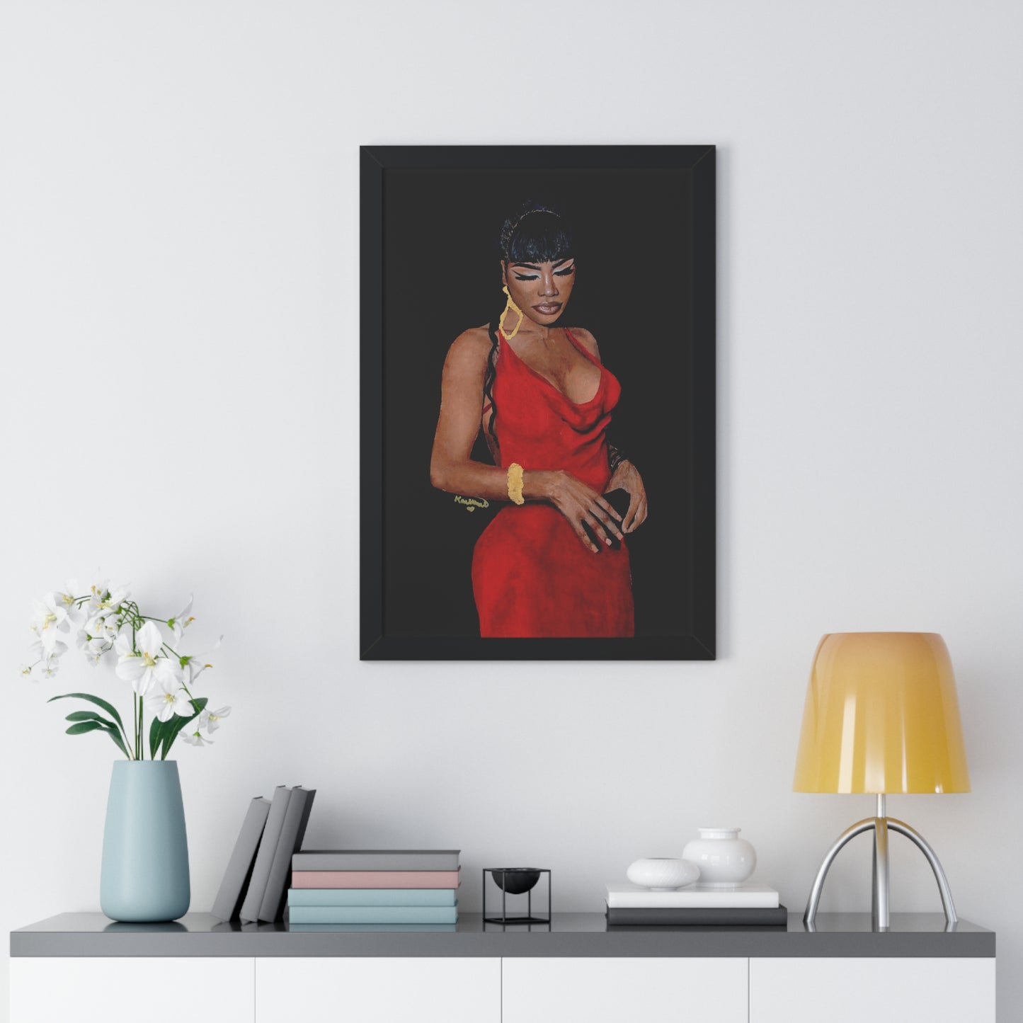 "Rose in Harlem" Framed Poster