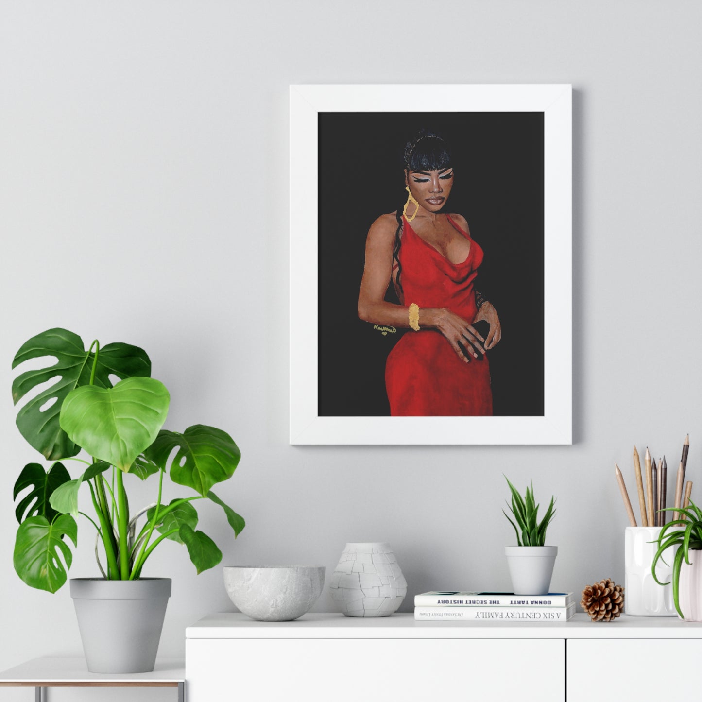 "Rose in Harlem" Framed Poster