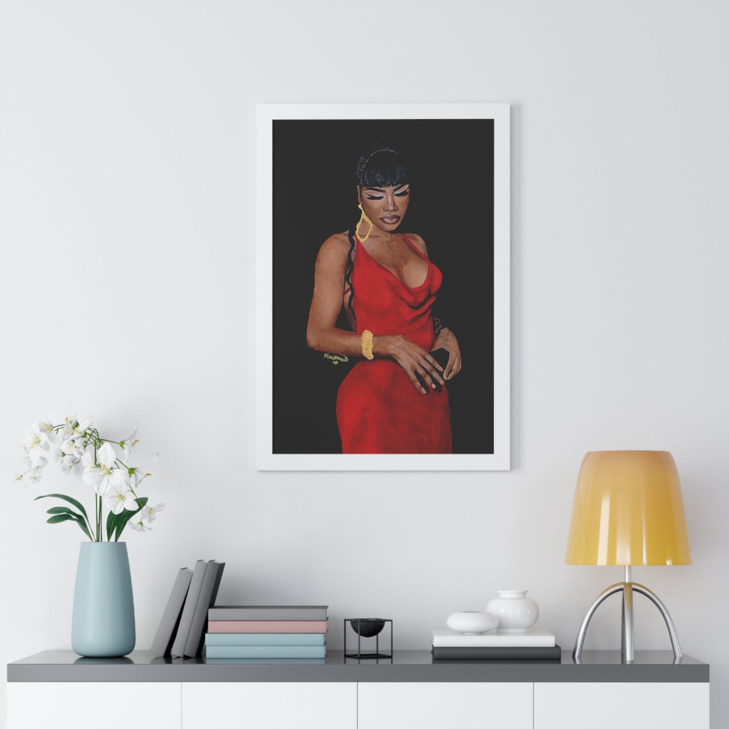 "Rose in Harlem" Framed Poster