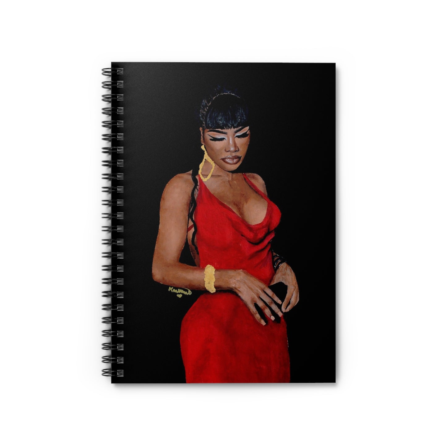 "Rose In Harlem" Spiral Notebook