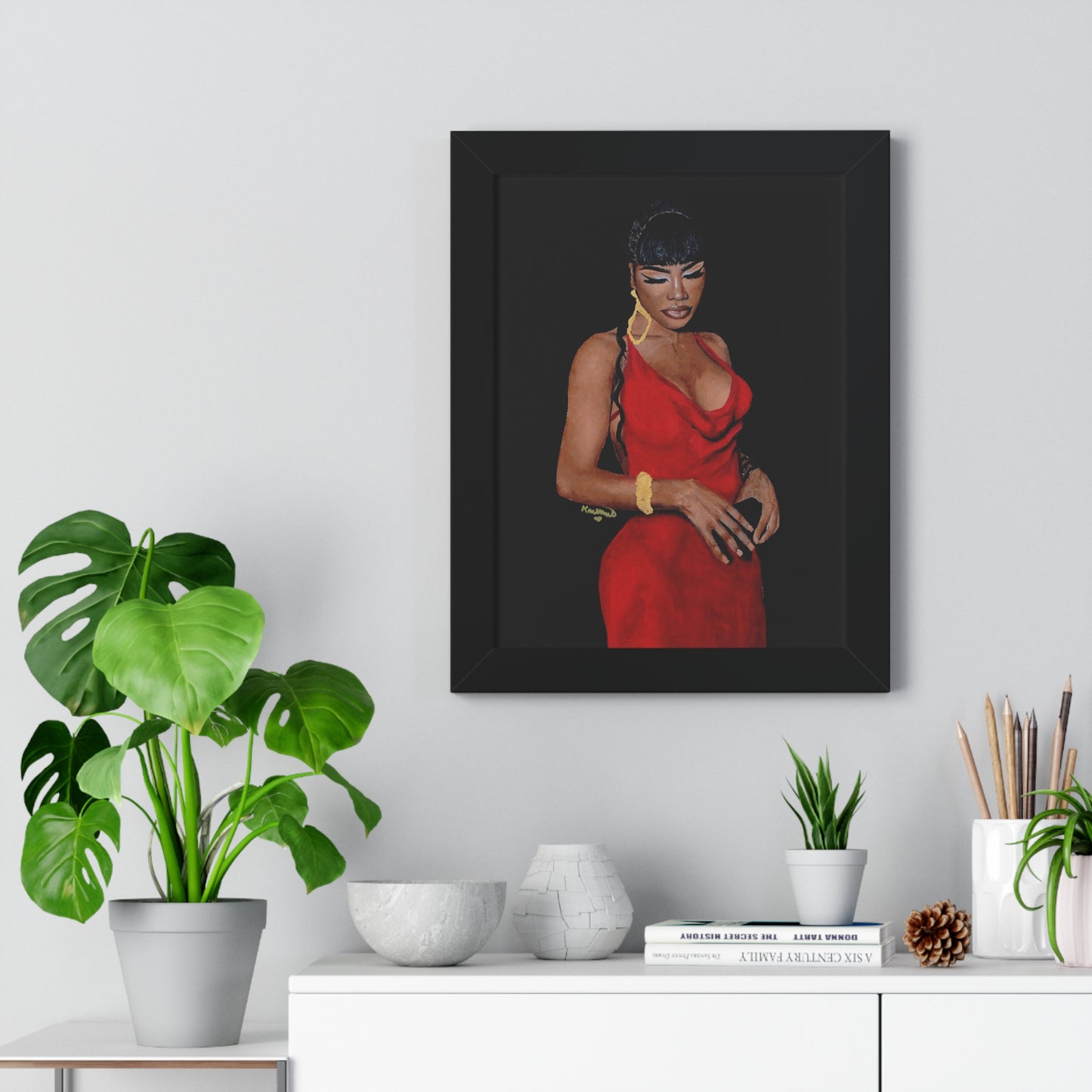 "Rose in Harlem" Framed Poster